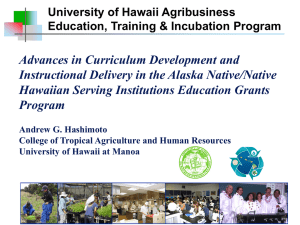 Advances in Curriculum Development and Instructional Delivery in the Alaska Native/Native