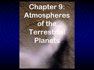 Chapter 9: Atmospheres of the Terrestrial