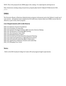 NOTE: This is the proposed new EMBA page in the...