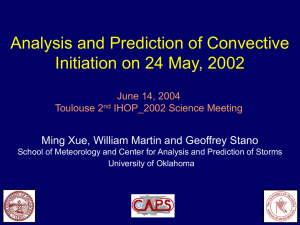 Analysis and Prediction of Convective Initiation on 24 May, 2002