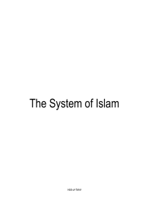 The System of Islam  Hizb ut-Tahrir