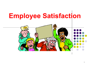 Employee Satisfaction 1