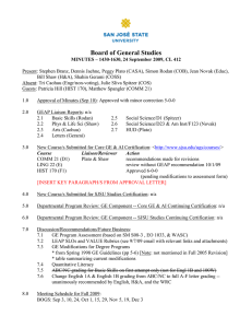 Board of General Studies