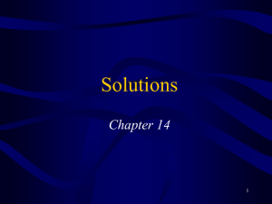 Solutions Chapter 14 1