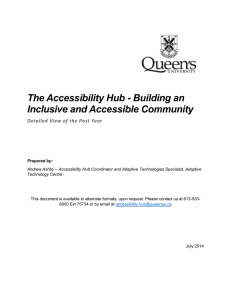 The Accessibility Hub - Building an Inclusive and Accessible Community
