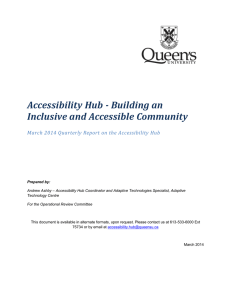 Accessibility Hub - Building an Inclusive and Accessible Community