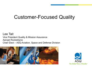 Customer-Focused Quality Lee Tait