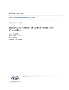Steady State Analysis of Unified Power Flow Controllers