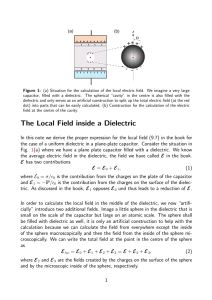 The Local Field inside a Dielectric
