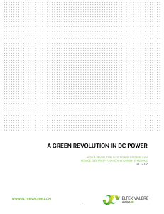 a green revolution in dc power