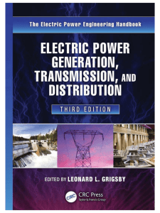 Electric Power Generation, Transmission, and Distribution (3rd Ed)