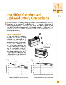Nicad vs Lead Acid Batteries