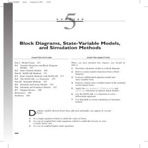 Block Diagrams, State-Variable Models, and Simulation Methods