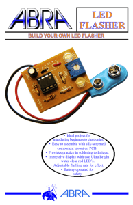 led flasher - ABRA Electronics