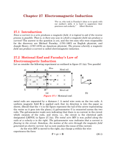 Chapter 27 Electromagnetic Induction