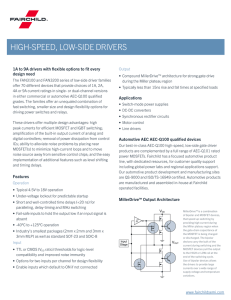 High-Speed, Low-Side Gate Drivers Product Overview
