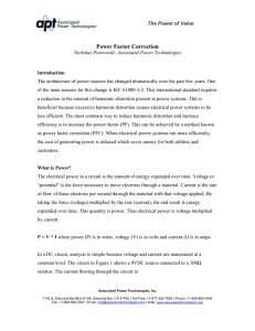 Power Factor Correction - Associated Power Technologies