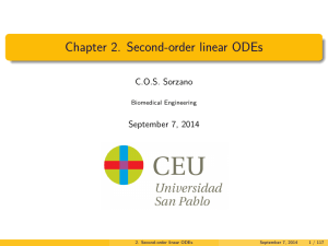 Chapter 2. Second-order linear ODEs