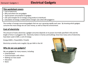Electrical Gadgets