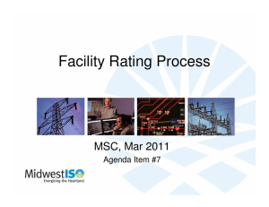 Facility Rating Process