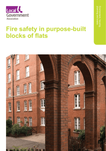 Fire safety in purpose-built blocks of flats