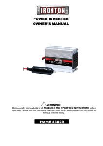 Manual - Northern Tool + Equipment
