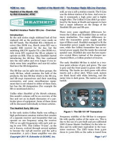 Heathkit "SB" line - Orange County (California) Amateur Radio Club