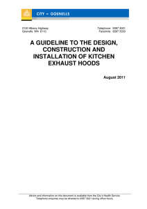 Guideline For The Design, Construction And