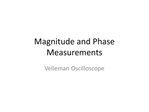 Magnitude and Phase Measurements