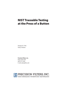 Signal NIST Traceable Testing at the Press of a Button