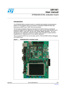 STM3240G-EVAL evaluation board