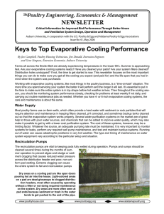 Keys to Top Evaporative Cooling Performance