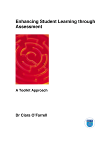 Enhancing Student Learning through Assessment