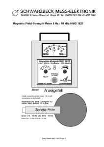 Magnetic Field-Strength Meter 5 Hz