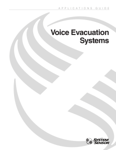 Voice Evacuation Systems
