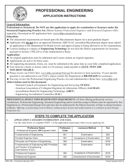 State of Illinois Eye Examination Report