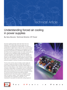 Understanding forced air cooling in power supplies