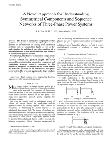 A Novel Approach for Understanding Symmetrical Components and