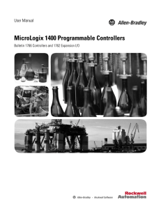 1766-UM001J-EN-P MicroLogix 1400 Programmable Controllers