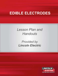 Edible Electrode Lesson Plan