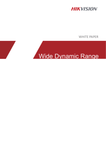 Wide Dynamic Range