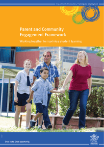 Parent and community engagement framework