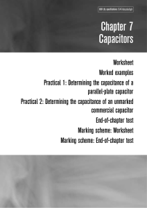 Chapter 7 Capacitors - crypt