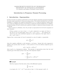 Introduction to Frequency Domain Processing