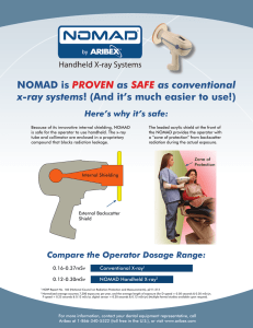 NOMAD is PROVEN as SAFE as conventional x-ray systems!