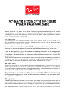 ray-ban: the history of the top-selling eyewear brand
