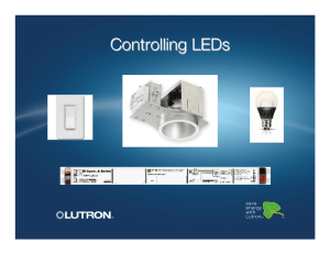 Controlling LEDs