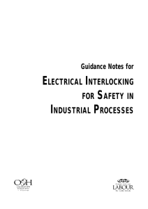 Guidance Notes for Electrical Interlocking for Safety in