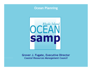 Ocean SAMP - Rhode Island Sea Grant