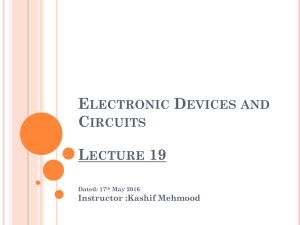 Electronic Devices and Circuits Lecture 2 - RiseMark
